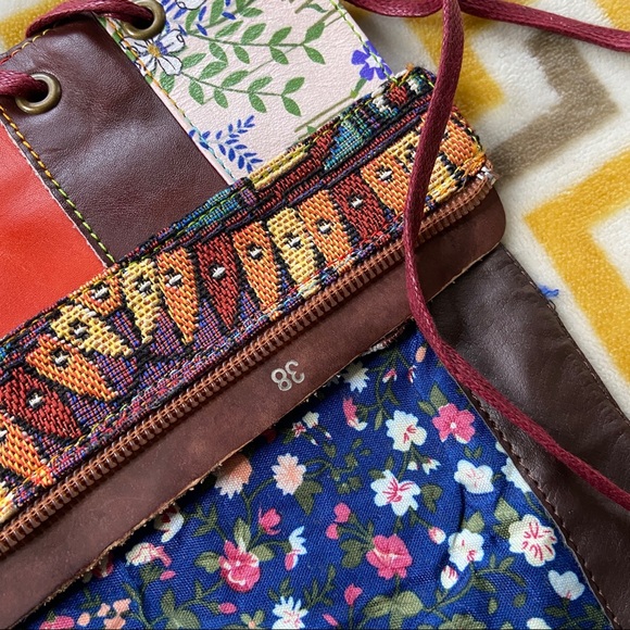 🌹Socofy Boho Tribal Brown Knee Boots Womens 7 - Picture 7 of 16